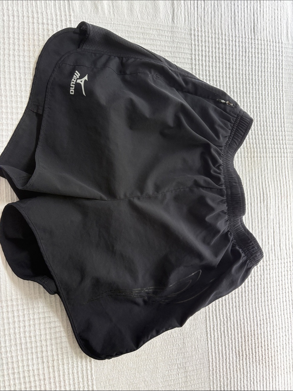 Mizuno Athletic Running Shorts with Zip Pocket